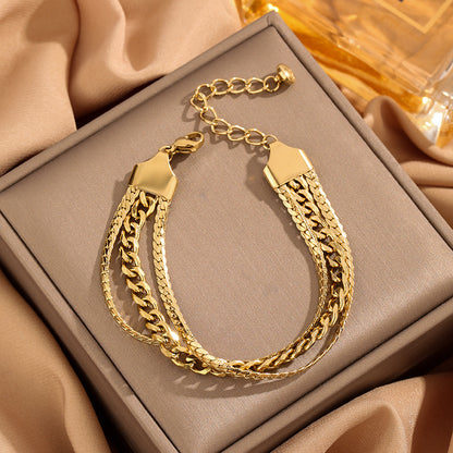 Superbe Bracelet Mailles Multiples