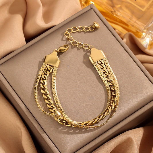Superbe Bracelet Mailles Multiples